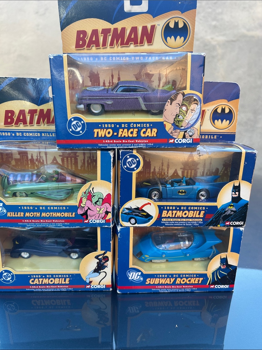 Corgi Batman Two-Face Die-Cast Car - Purple